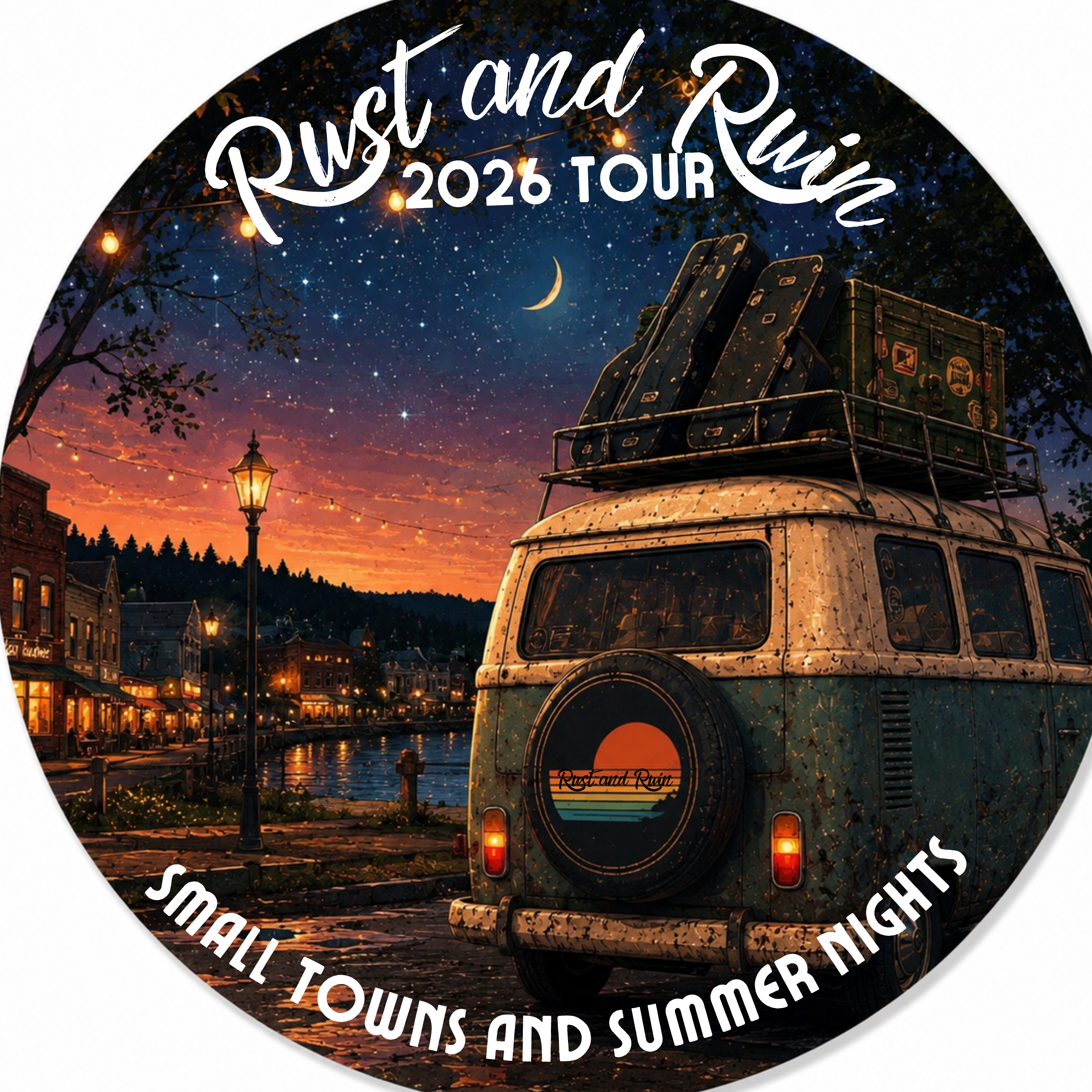 Small Towns and Summer Nights 2026 Tour Sticker
